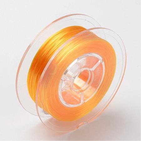 Japanese Eco-Friendly Dyed Flat Elastic Crystal String EW-F005-0.6mm-08-1