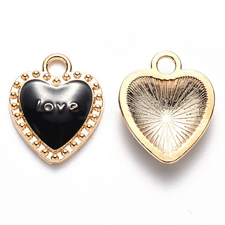 Alloy Enamel Pendants ENAM-S121-038B-1