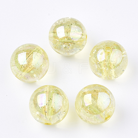 Transparent Acrylic Beads TACR-T006-01A-11-1