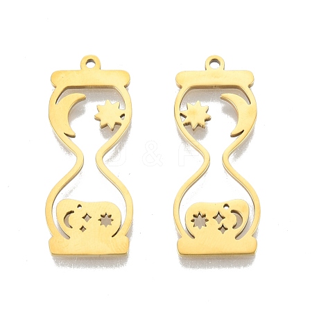 Ion Plating(IP) 201 Stainless Steel Pendants STAS-N098-115LG-1