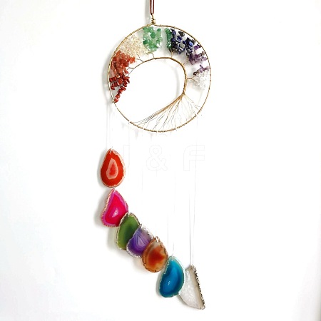 Metal Big Pendant Decorations HJEW-PW0001-016C-02-1