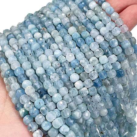 Natural Aquamarine Beads Strands G-L587-C02-01-1