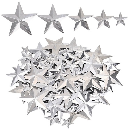 120Pcs 5 styles Iron Display Decorations IFIN-GF0001-50-1