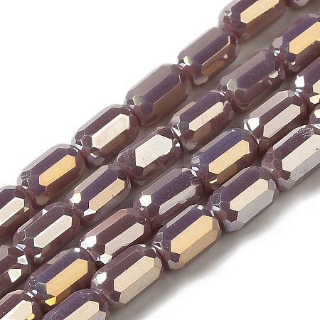 Electroplate Glass Beads Strands EGLA-D031-01-05-1