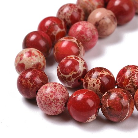 Synthetic Imperial Jasper Beads Strands G-H014-3-3-1