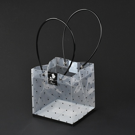 Transparent PVC Gift Bag with Handle ABAG-A004-02-1
