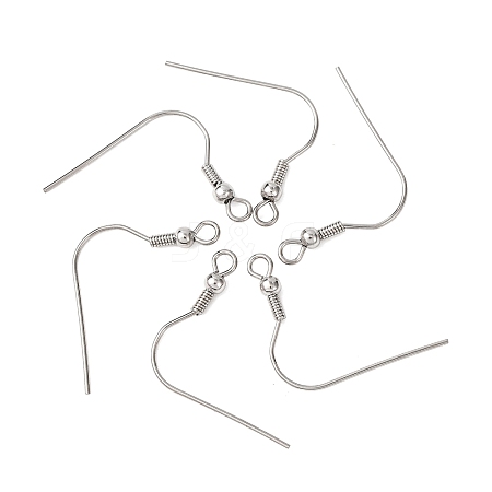 Tarnish Resistant 304 Stainless Steel Earring Hooks STAS-D448-037P-1