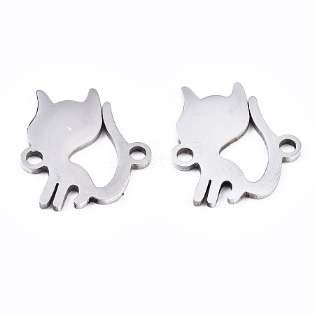 Non-Tarnish 201 Stainless Steel Link Connectors STAS-S110-105P-1
