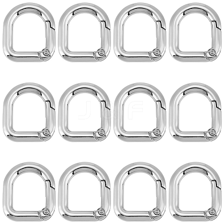 18Pcs Alloy Spring Gate Rings FIND-SC0014-06P-1