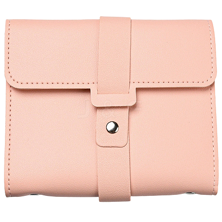 CutHollow 1Pc PU Imitation Leather Earring Storage Bags EDIS-CL0001-01A-1