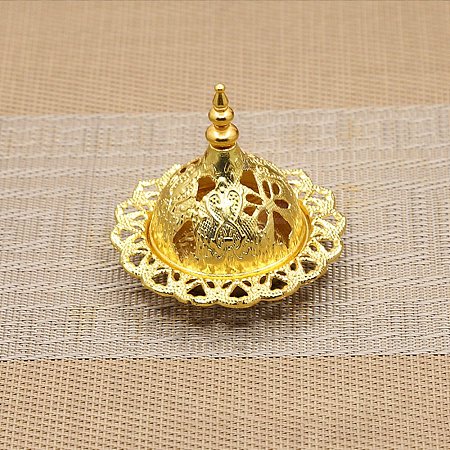 Alloy Incense Burners Tower Censer Holder INBU-PW0002-01K-1