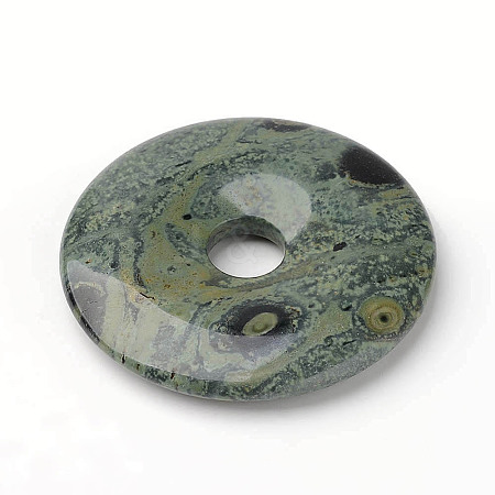 Natural Kambaba Jasper Pendants G-K099-50mm-1