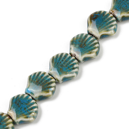 Handmade Porcelain Beads Strands X-PORC-Q002-01A-02-1