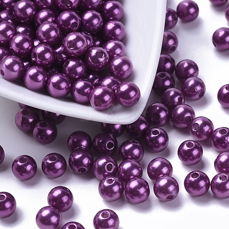 Imitation Pearl Acrylic Beads PL610-05-1