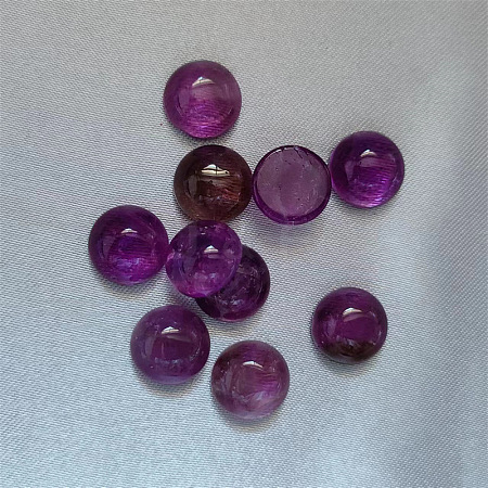 Natural Amethyst Cabochons X-PW-WG66059-35-1