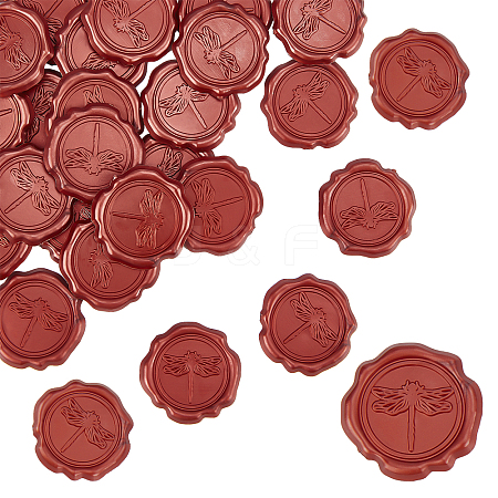 Adhesive Wax Seal Stickers DIY-WH0201-01A-1
