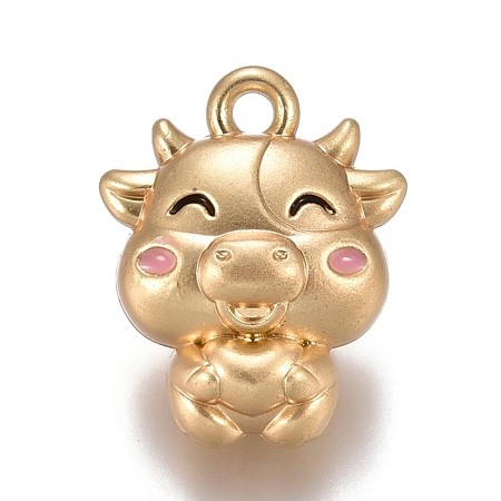 Alloy Enamel Pendants ENAM-I045-01MG-01-1