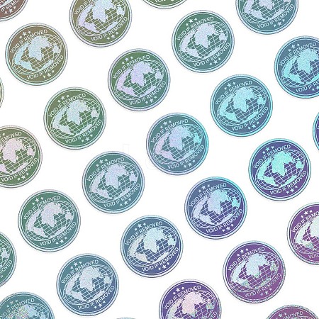 PET Waterproof Self Adhesive Laser Sticker STIC-WH0028-012-1