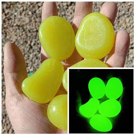 Resin Imitation Luminous Stone Display Decoration PW-WG93589-04-1