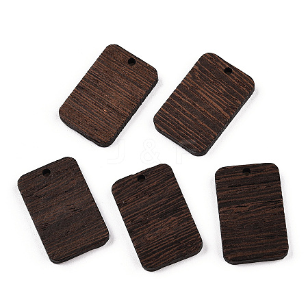 Natural Wenge Wood Pendants WOOD-T023-33B-01-1