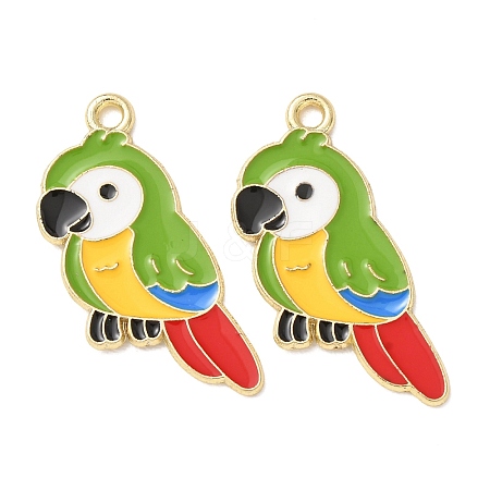 Alloy Enamel Pendants AL-CBA2679-06B-G-1
