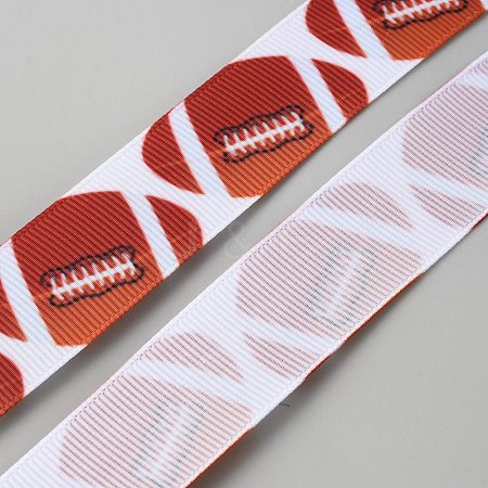 9M Sport Theme Heat Transfer Polyester Grosgrain Ribbons OCOR-WH20005-27D-1