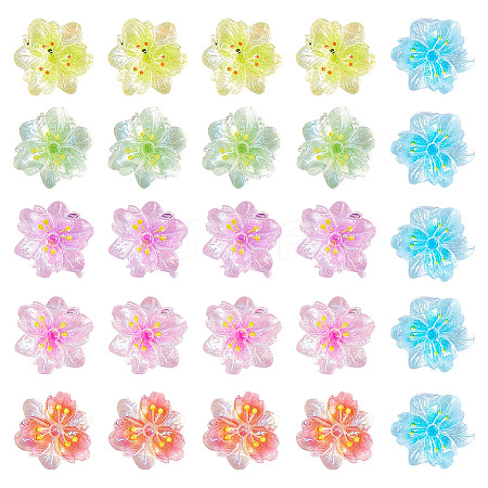 100Pcs Resin Cabochons MRMJ-SP0001-15-1