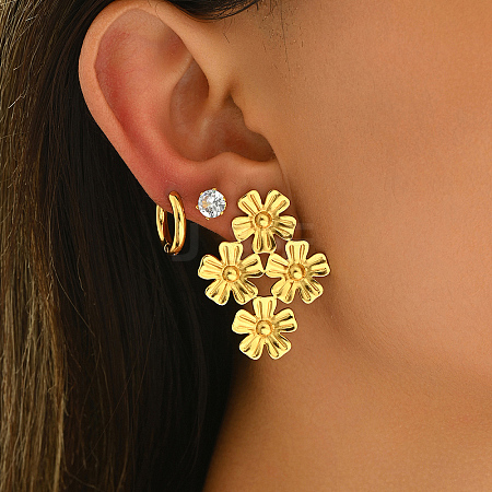 Fashionable Stainless Steel Earring Sets VM9083-5-1