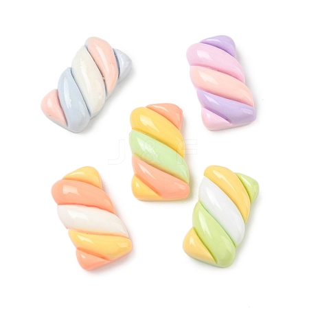 Opaque Resin Cabochons RESI-A055-08-1