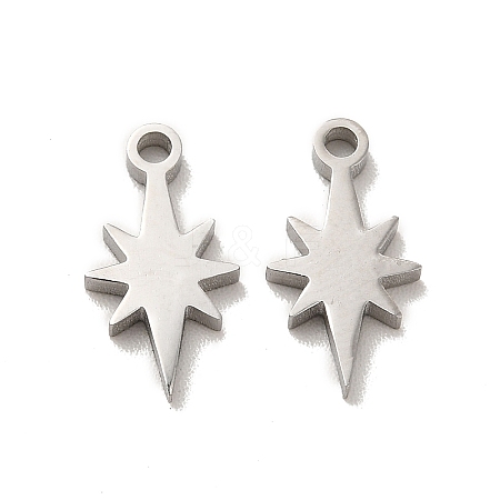 Non-Tarnish 304 Stainless Steel Charms STAS-F292-04P-1