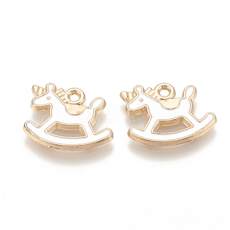 Alloy Enamel Pendants X-ENAM-S115-040E-1