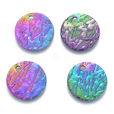 Ion Plating(IP) 304 Stainless Steel Charms X-STAS-M228-C01-M-1