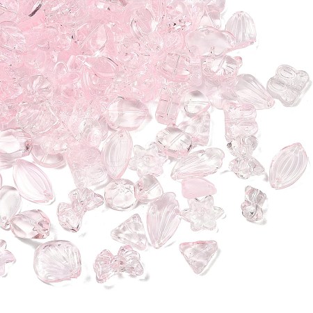 Gradient Color Transparent Glass Beads GLAA-B026-01C-1