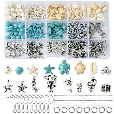 DIY Ocean Theme Earring Making Kit DIY-FS0005-54-1