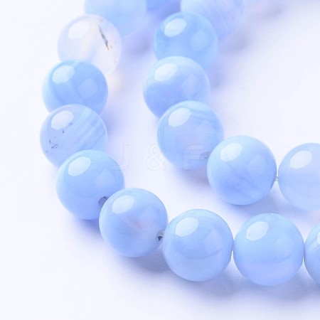 Natural Agate Beads Strands X-G-F315-4mm-01-1