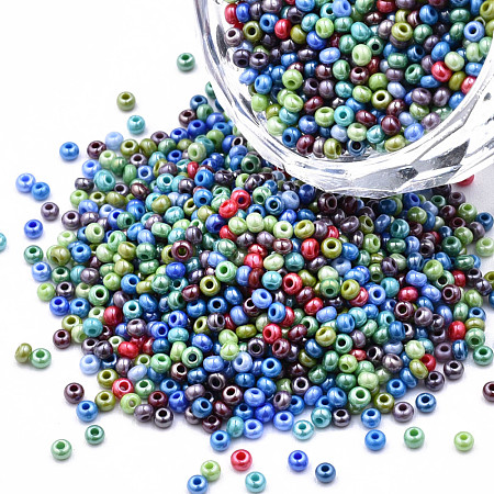 11/0 Czech Opaque Glass Seed Beads SEED-N004-003B-29-1