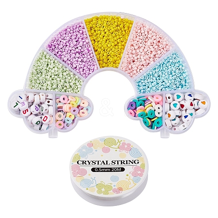 DIY Glass Seed Beads Bracelet Making Kit DIY-YW0004-82-1