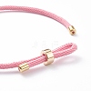 Braided Nylon Cord Bracelet Making MAK-A017-D01-02G-3