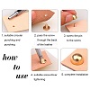 Alloy Studs Rivets PALLOY-WH0052-03LG-4