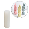 Religion Virgin Mary Scented Candle Silicone Molds DIY-G104-01-1