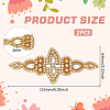 Alloy Rhinestone Ornmament Accessories DIY-WH0021-82G-2