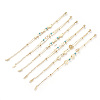 304 Stainless Steel Multi-strand Bracelets STAS-D152-04G-1