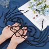 1Pc Plastic Beads Hair Chain Hat for Bridal OHAR-GF0001-52A-3