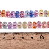 Crackle Transparent Glass Beads Strands GLAA-N068-03A-M-4