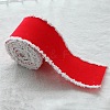 Christmas Theme Wired Linen Ribbon OCOR-G013-01D-1