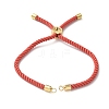 Cotton Cord Bracelet Making KK-F758-03-05-G-1