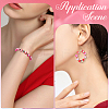 750Pcs 3 Colors Heart Acrylic Beads TACR-SP0001-40-5