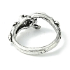 Snake Alloy Finger Rings RJEW-K275-89AS-3