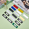 18Pcs 9 Colors ABS Plastic Brooch JEWB-DC0001-16-4