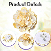 Multi Petal Flower Cloth Brooches JEWB-CN0001-14C-5